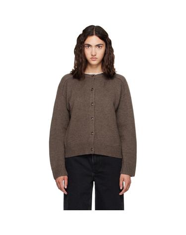 [해외직구] Loulou de Saison 브라운 아이더 LDS 울 캐시미어 가디건 AIDAR LDS TP876500520