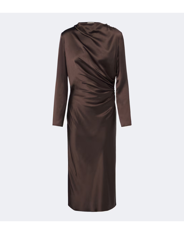 [해외직구] 26 FW Loulou de Saison Fabio 새틴 미디 드레스 TP581679876