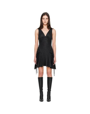 [해외직구] 26 FW KNWLS 블랙 엘리시르 미니 드레스 262148F052001