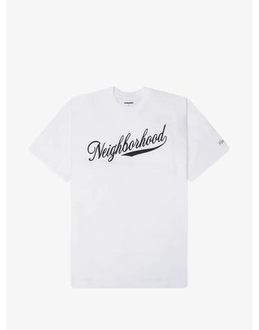 [해외직구] 26 FW 네이버후드 로고 프린트 티셔츠 252PCNHST02WHT TP455591300