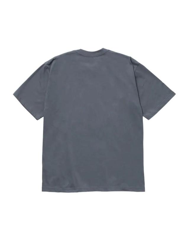 네이버후드 [해외직구] 26 FW 네이버후드 슬로건 프린트 티셔츠 251PCNHST15GREY TP458852006 착용컷