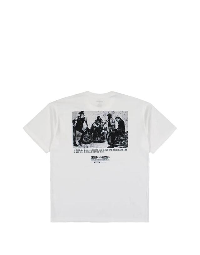 네이버후드 [해외직구] 26 FW 네이버후드 그래픽 프린트 티셔츠 261PCNONST03 TP458561280 착용컷