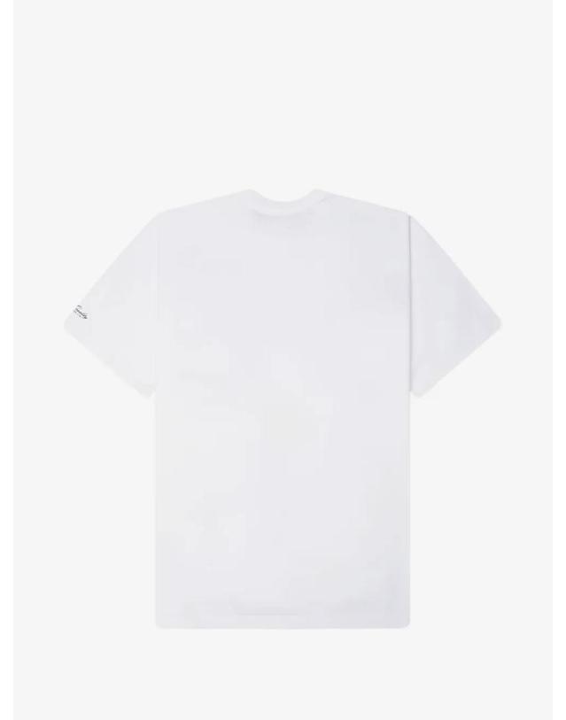 네이버후드 [해외직구] 26 FW 네이버후드 로고 프린트 티셔츠 252PCNHST02WHT TP455591300 착용컷