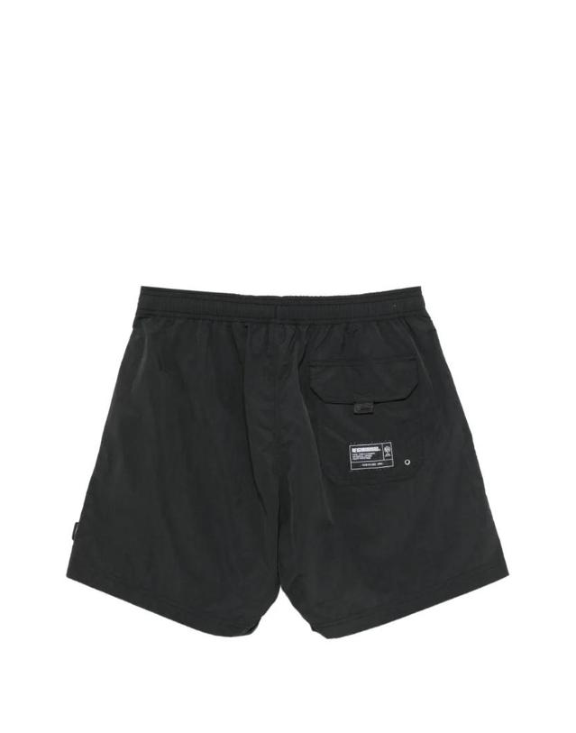 네이버후드 [해외직구] 26 FW 네이버후드 로고 프린트 스윔 쇼츠 261TSNHPTM01 TP456356778 착용컷