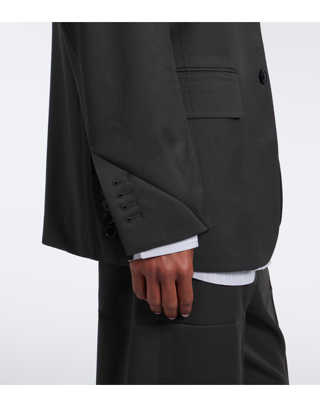 피비 파일로 [해외직구] 26 FW Phoebe Philo 울 모헤어 블레이저 TP581703839 착용컷
