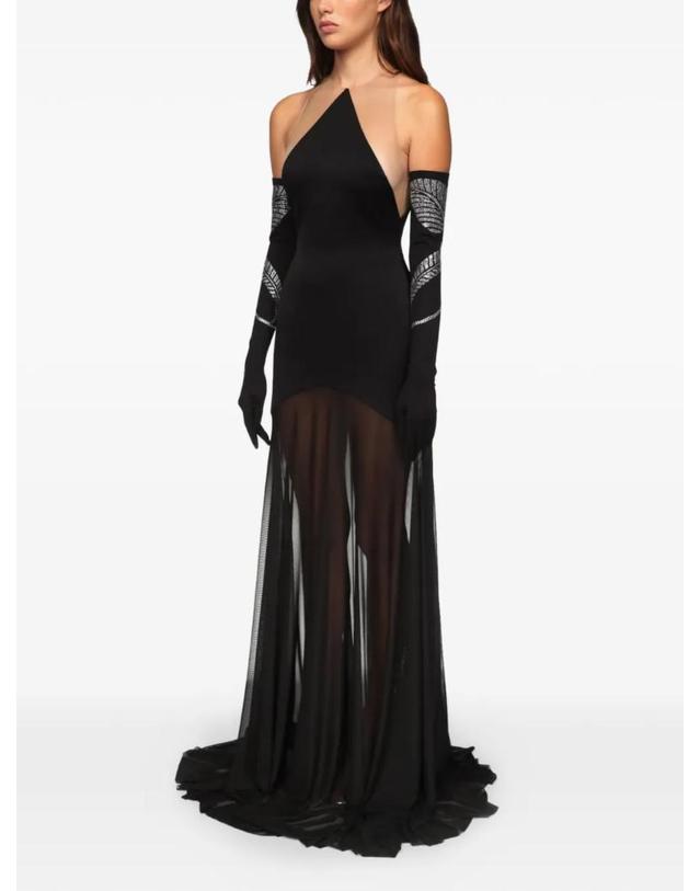 데이비드 코마 [해외직구] 26 FW 데이비드 코마 halterneck maxi dress SS26DK12DLASATIBLACK TP454751870 착용컷
