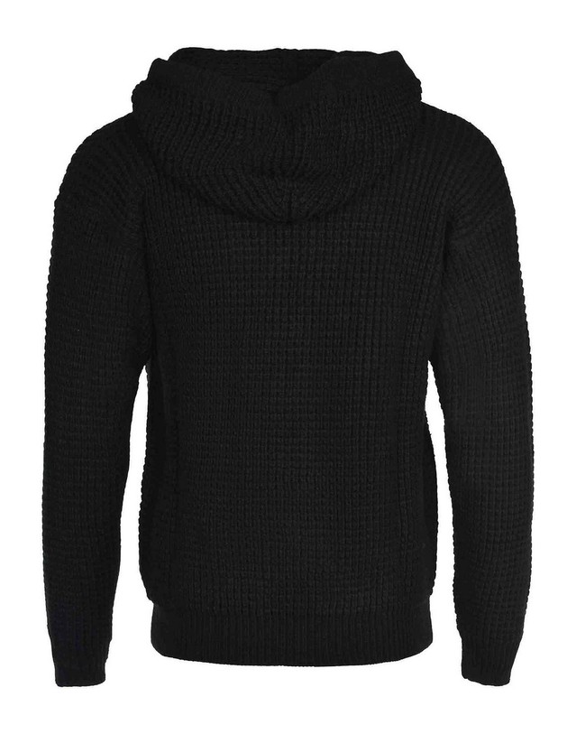 패밀리 퍼스트 [해외직구] 25FW 패밀리퍼스트 스웨트 셔츠 Made From A 울 블렌드 SWF2507BLACK TP576331020 착용컷