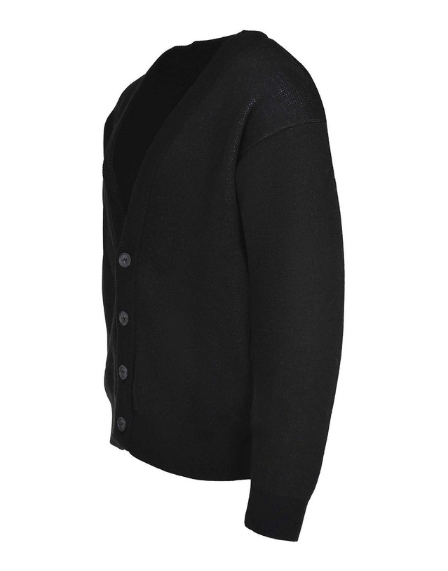 패밀리 퍼스트 [해외직구] 25FW 패밀리퍼스트 가디건 Made In A 울 블렌드 SWF2501BLACK TP575781065 착용컷