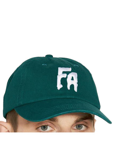 [해외직구] 26 FW 퍼킹어썸 FA 로고 자수 세덕션 베이스볼 캡 그린 FA1885 green