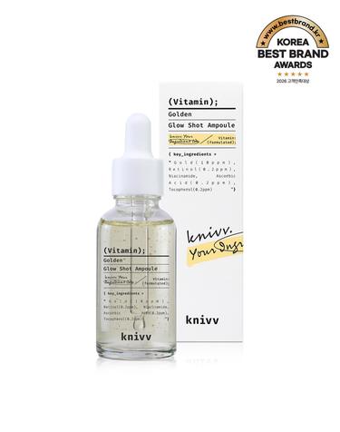 [무료배송] [톤업/속광채] 크니브 비타민 24k골든 글로우 샷 미백 수분 앰플 30ml