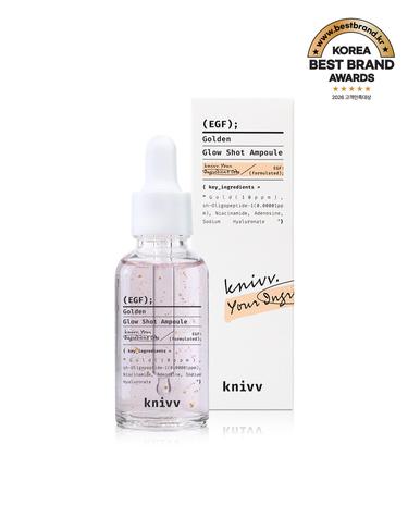 [피부재생/미백] 크니브 EGF 24k골든 글로우 샷 주름 탄력 앰플 30ml