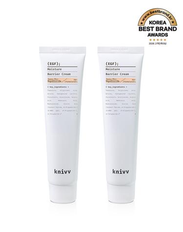 [하나만사도무료배송][듀오1+1][피부재생] 크니브 EGF 모이스처 배리어 탄력 수분 크림 100ml+100ml
