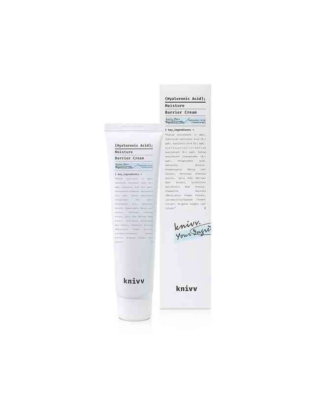 크니브 [수분폭탄] 크니브 히알루론산 모이스처 배리어 진정 수분 크림 100ml 착용컷