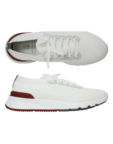 브루넬로 쿠치넬리 니트 러너 남성 스니커즈 MZUPMBO252 CJ987