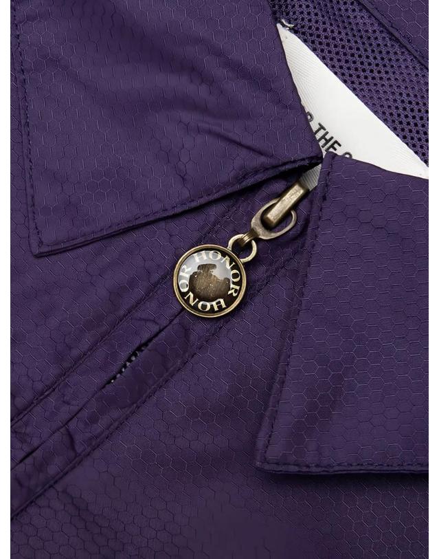 오너 더 기프트 [해외직구] 26 FW 아너 더 기프트 허니콤 로고 자수 트랙재킷 HTG260340009PURP TP460565687 착용컷
