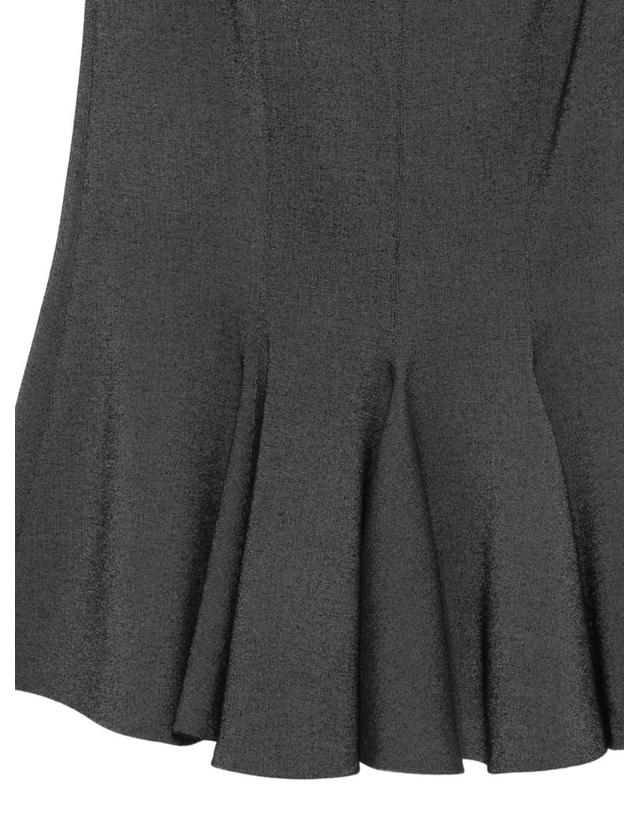 알베르타페레티 [해외직구] 26 FW 알베르타페레티 zip fastening midi skirt A01065139 TP460030418 착용컷