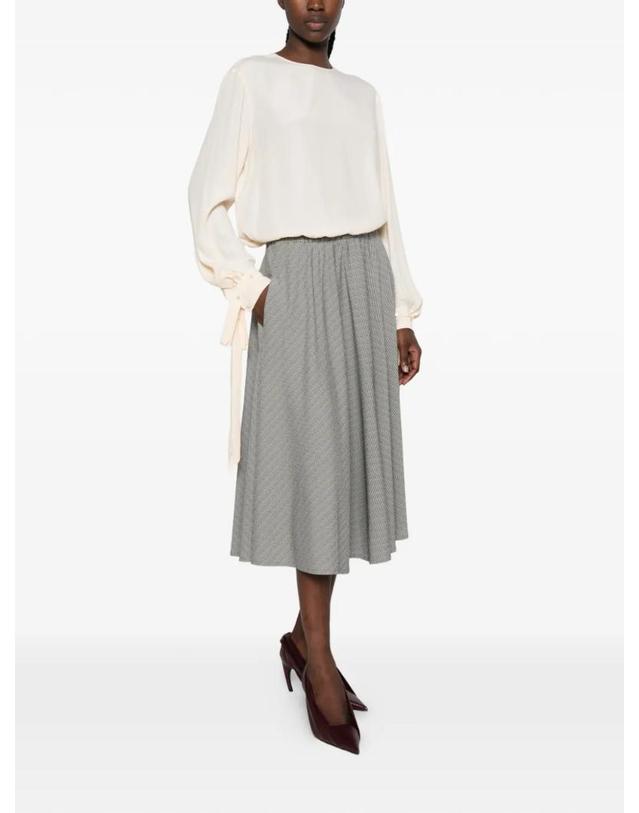 알베르타페레티 [해외직구] 26 FW 알베르타페레티 check print pleated skirt A01045138 TP460030235 착용컷
