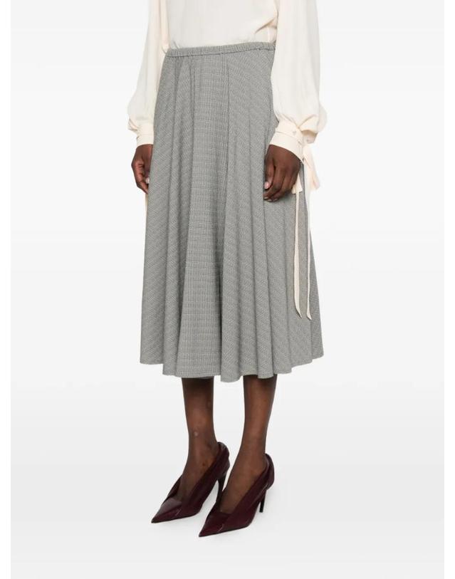 알베르타페레티 [해외직구] 26 FW 알베르타페레티 check print pleated skirt A01045138 TP460030235 착용컷