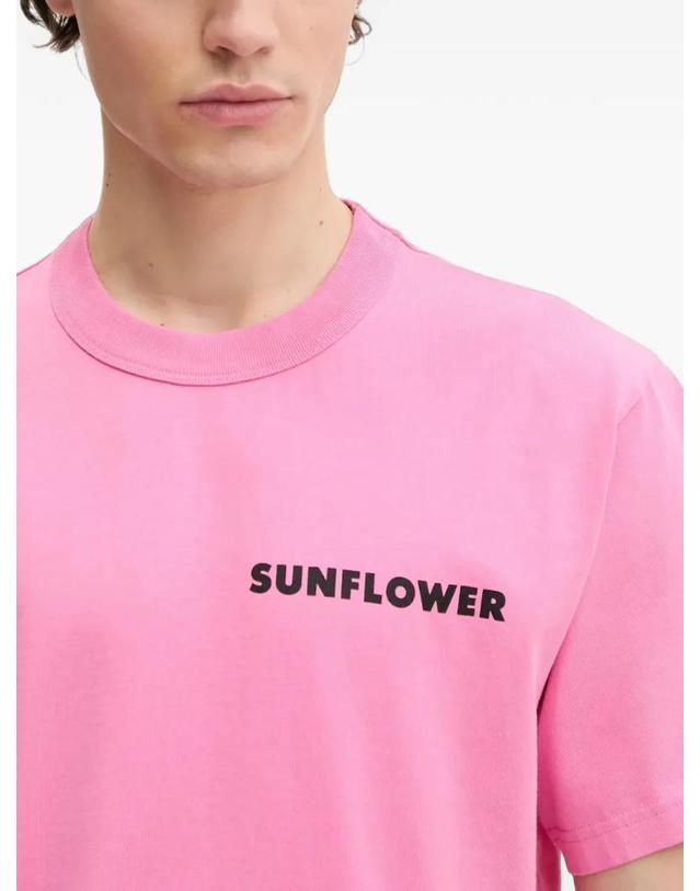선플라워 [해외직구] 26 FW SUNFLOWER 로고 프린트 티셔츠 2013SFR TP458851849 착용컷