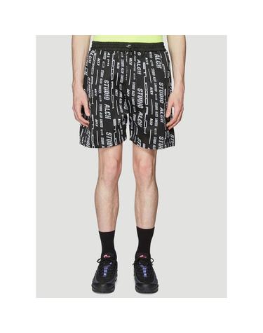 [해외직구] 26 FW 스튜디오 Alch 남성 올오버 로고 패널 쇼츠 ALCH SS19 SHORT03  A