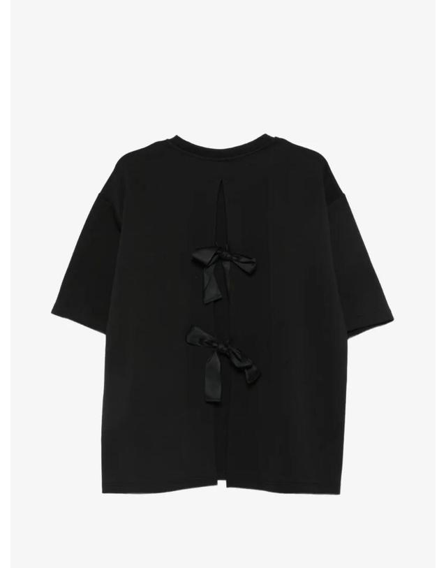 더가먼츠 [해외직구] 26 FW The Garment 보우 디테일 오픈 백 티셔츠 22621 TP458767817 착용컷