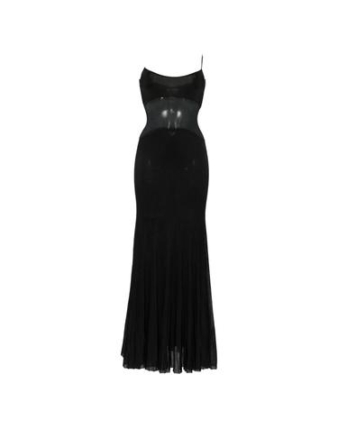 [해외직구] 갈반 Belladonna mesh panel maxi dress 12093566615816 TP724518965