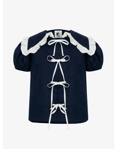 [해외직구] 26 FW SLEEPER 퍼프 리넨 라운지 블라우스 PFSR01P004R TP457248095