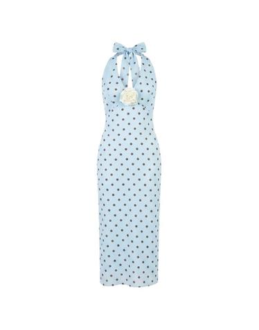 [해외직구] 26 FW SLEEPER 자르댕 폴카 도트 V넥 미디 드레스 JRDR02P003R TP457228143
