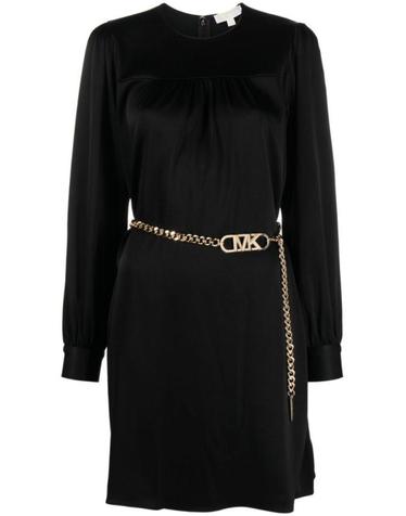 [해외직구] 23FW 마이클코어스 블랙 triacetate 블렌드 드레스 MF381R799G001 TP580631346