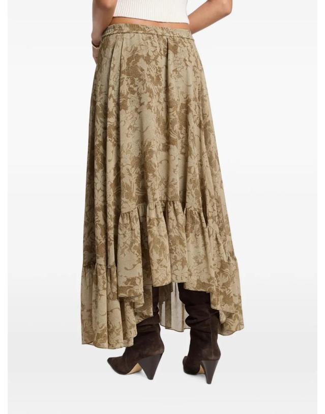 마이클 코어스 [해외직구] 26 FW 마이클코어스 floral print ruffled skirt MF670N2LE9 TP458799854 착용컷