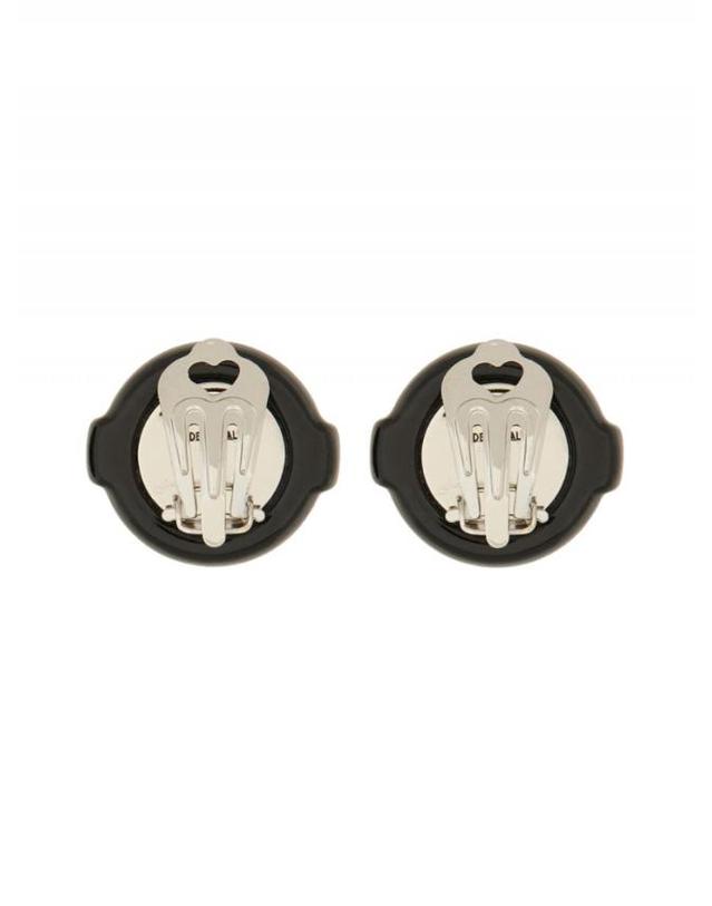 피오루치 [해외직구] 24FW 피오루치 여성 귀걸이 U01FPAJE145PT01BK01 TP580130504 착용컷