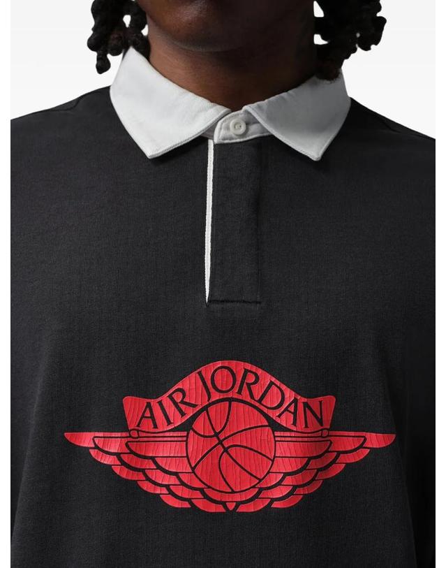 조르단 [해외직구] 26 FW Jordan 플라이트 에센셜 로고 프린트 폴로 셔츠 IM9148 TP456231556 착용컷