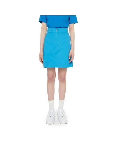 [컴젠] 여성 올리브 오일 A라인 미니 스커트
