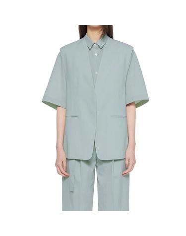 [컴젠] 여성 페이드 민트 카라리스 베스트