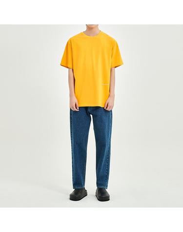 [컴젠] 남성 베이직 반팔 티셔츠 ORANGE