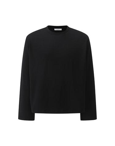 [컴젠] 남성 소프트 롱슬리브 티셔츠 BLACK