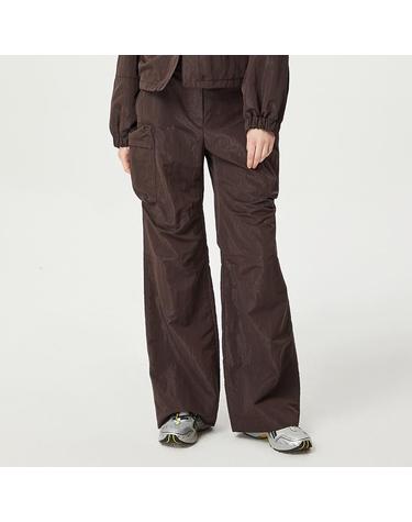 [컴젠] 여성 포켓 부츠컷 카고 팬츠 D BROWN