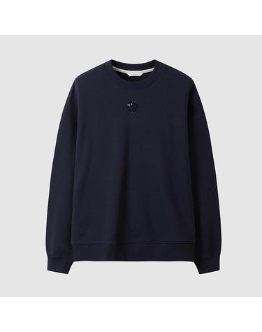 [컴젠] 여성 컴젠 로고 맨투맨 NAVY