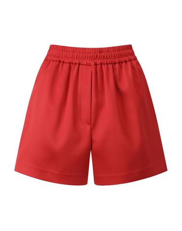 [컴젠] 여성 A라인 풀밴딩 쇼츠 RED