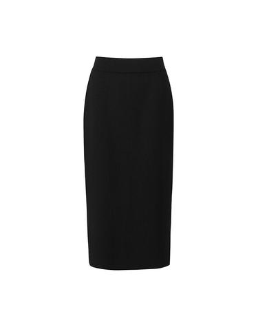 [컴젠] 여성 스웨터 스커트 BLACK