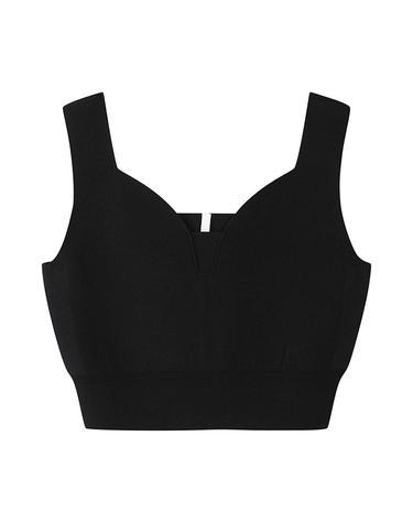 [컴젠] 여성 스웨터 뷔스티에 BLACK