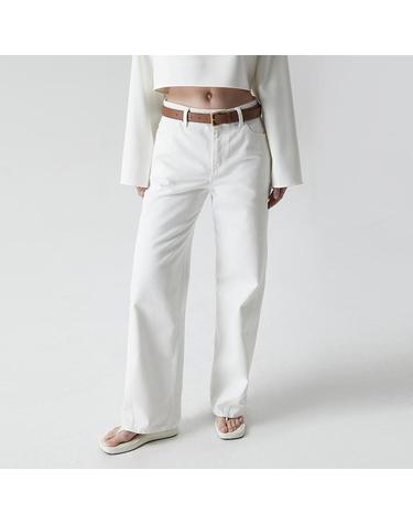 [컴젠] 여성 화이트 데님 팬츠 WHITE