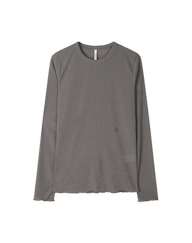 [컴젠] 여성 롱 슬리브 라운드넥 티셔츠 G KHAKI