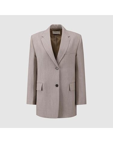 [컴젠] 여성 투버튼 싱글 블레이져 BEIGE MG