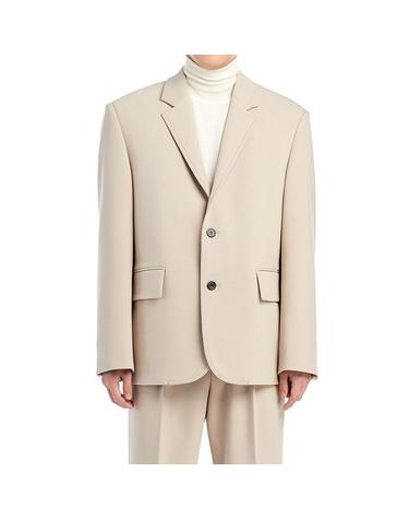 [컴젠] 남성 테일러드 스티치 포인트 블레이저 BEIGE