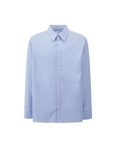 [컴젠] 남성 오버사이즈 자수포인트 셔츠 L BLUE
