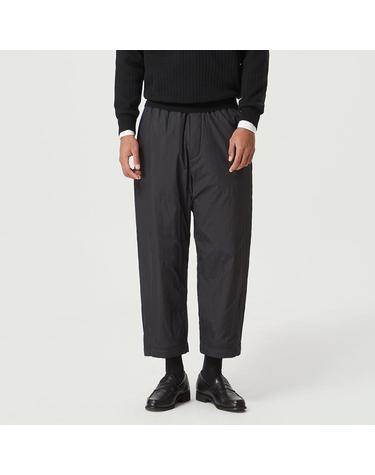 [컴젠] 남성 밴딩 벨티드 패딩팬츠 BLACK