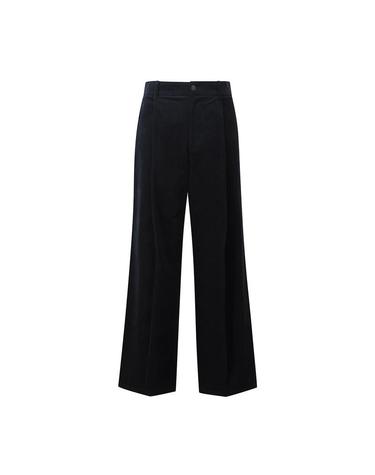 [컴젠] 남성 벨벳 원턱 팬츠 D NAVY