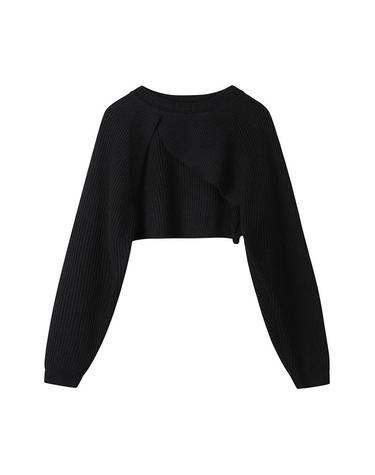 [컴젠] 여성 볼레로형 풀오버 BLACK