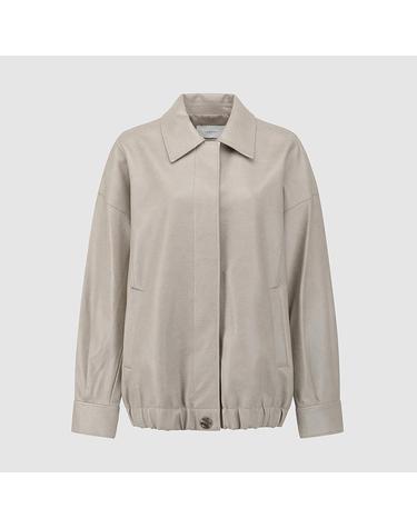 [컴젠] 여성 에코 레더 블루종 G KHAKI